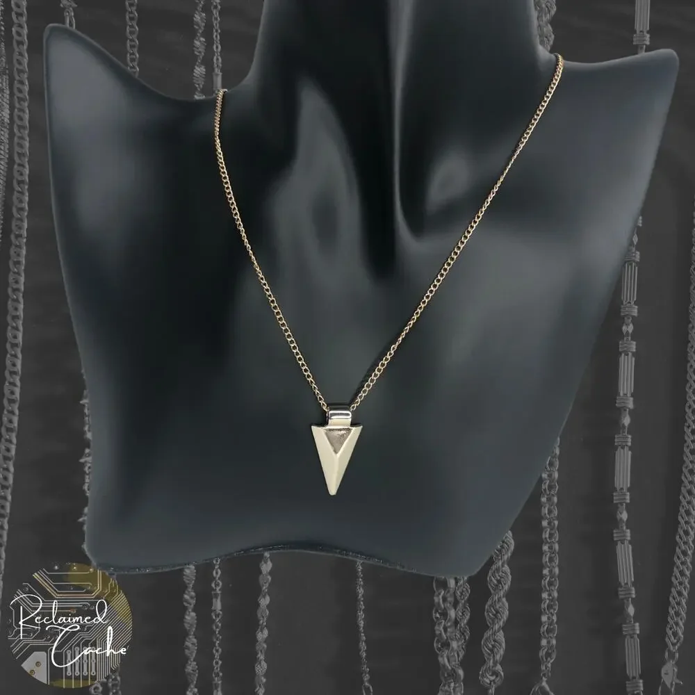 Gold Arrow Charm Necklace